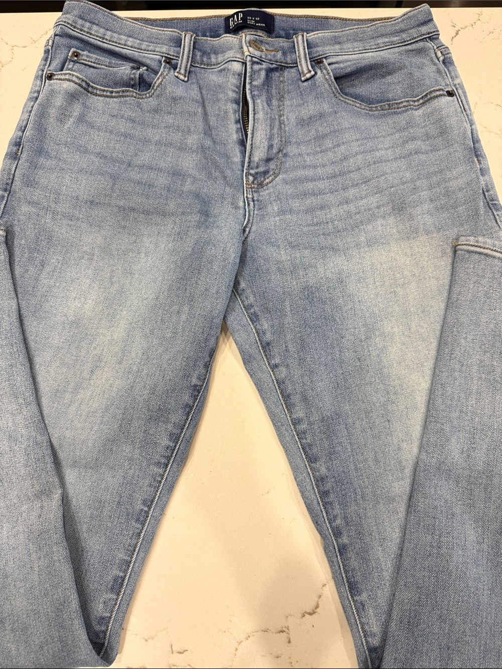 GAP Men's Light Blue Slim Soft Wear  Jeans